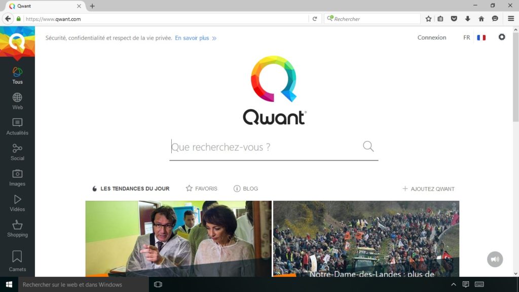 qwant google test